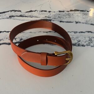 Frye 25mm Brown Leather Belt